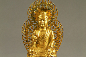 경주 구황동 금제여래입상